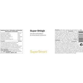 Supersmart Super Shilajit Kapseln 60 St.