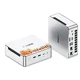 CTONE AM23 Gaming Mini PC АМD Ryzen 9 8945HS (8C/16T,bis zu 5.2GHz), 32GB DDR5 1TB PCIe 4.0 SSD, Micro Desktop Computer mit Radeon 780M| 8K Quad-Display | Dual USB4 | Dual 2.5 GbE für Gamer/Business