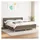 vidaXL Boxspringbett 180 x 200 cm Taupe