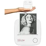 Easypix InstantFUN Pocket Printer P1 Mobiler Mini Drucker, Schwarz-Weiß-Thermodruck, Ausdrucke ohne Tinte, mit Smartphone-App, inkl. Sticker- und Nachfüllpapier