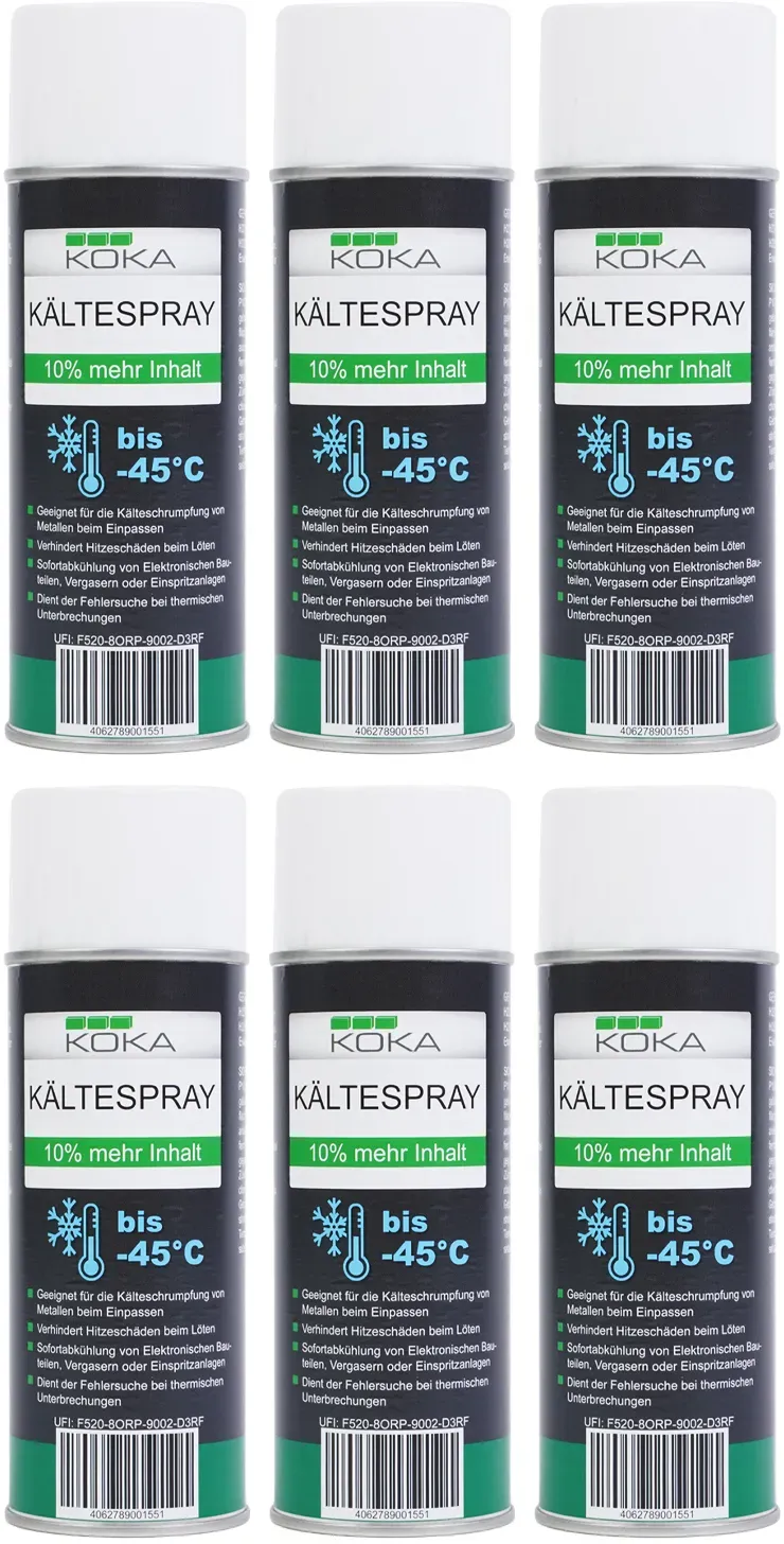 6x Kältespray bis -45°C