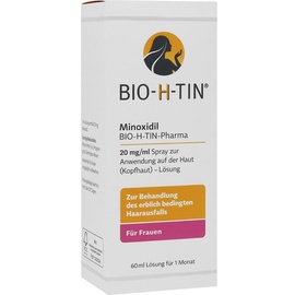 Dr. Pfleger Arzneimittel GmbH Minoxidil BIO-H-TIN Pharma 20 mg/ml Spray zur Anwendung auf der Haut, 60ml