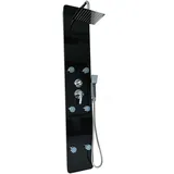 Home Deluxe Duschpaneel DIVE Schwarz