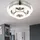 GLOBO Kristalle Modern 1x LED 18,0 W rund Chrom