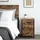 Relaxdays Nachtschrank 3 Schubladen 60 x 40 x 40 cm Braun/Schwarz