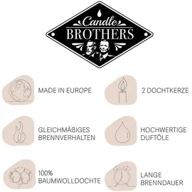 Candle BROTHERS Pumpkin Caramel Latte Duftkerze 510 g orange