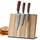 Wakoli EDIB Messerset 3-tlg. 8-17 cm Damaststahl Braun