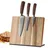 Wakoli EDIB Messerset 3-tlg. 8-17 cm Damaststahl Braun