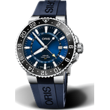 BOSAL Oris Diving Aquis Date GMT 43,5mm 01 798 7754 4135-07 4 24 65EB Sonderangebot - blau - 43.5mm