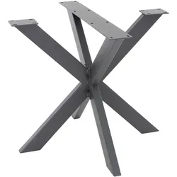 ML-Design Tischbeine X-Design 85x71x85 cm anthrazit aus Metall
