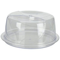 Neuetischkultur Tablett Tortenbutler Kuchenbehälter, Kunststoff, (Stück, 1-tlg., 1 Kuchen-/Tortenbutler) weiß