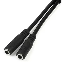 Startech Y-Audiokabel 3,5mm Klinke St 4pol./3pol. Bu, 0,2m, Adapter