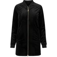 URBAN CLASSICS Long Velvet Parka Black XS