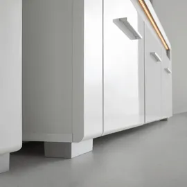 Z2 TV-Element Leonardo in Weiß Hochglanz