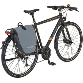 Prophete Fahrradtasche grau 20 Liter wasserdicht