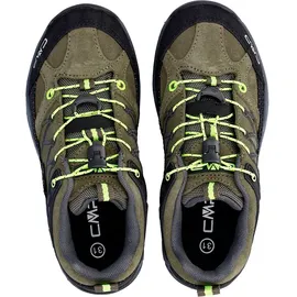CMP Rigel Low WP Kinder Olive/Yellow Fluo 35