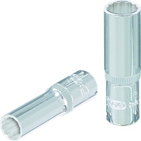 KS Tools 3/8" CHROMEplus 12-kant-Stecknuss, lang, 1/4"