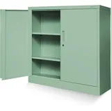 Jan Nowak C001B Aktenschrank 92,5 x 90 x 40 cm Grün