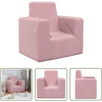 vidaXL Kindersofa Rosa Weich Plüsch