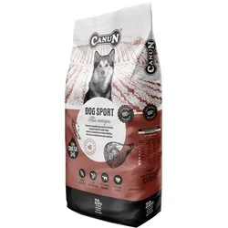 CANUN Dog Sport 20 kg Rindfleischfutter für energiegeladene und sportliche Hunde