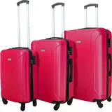 vertical studio Linköping Koffer-Set 3-tlg. pink/rosa