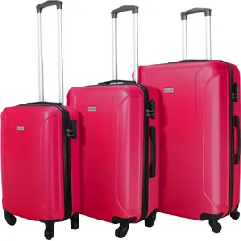 vertical studio Linköping Koffer-Set 3-tlg. pink/rosa