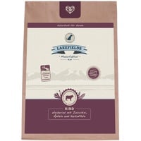 Lakefields Premium Hundefutter trocken, Rind 68%, getreidefreies Trockenfutter für ausgewachsene Hunde, Alleinfutter mit Rindfleisch & Kartoffeln, schonend ausgebacken, 1 x 1kg