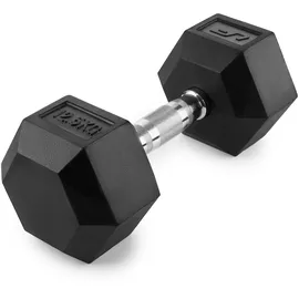 UpForm Gummierte HEX-Gusseisenhantel 12,5 kg