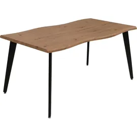 Mendler HWC-O60 160-220 x 76 x 90 cm Walnuss-Optik