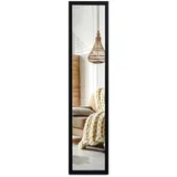 wallfluent Standspiegel 156 x 36 cm Schwarz