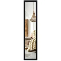 wallfluent Standspiegel 156 x 36 cm Schwarz