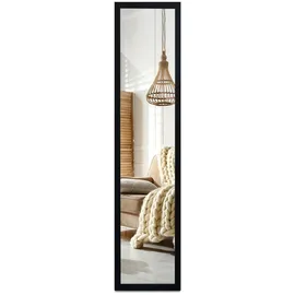 wallfluent Standspiegel 156 x 36 cm Schwarz