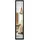 wallfluent Standspiegel 156 x 36 cm Schwarz