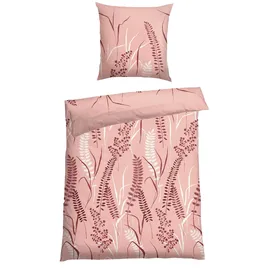 SCHIESSER Annic Floral Rosa 135 x 200 cm + 80 x 80 cm