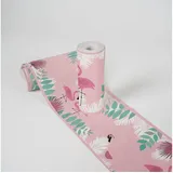 A.S. Création Lovely Kids Tapetenborte (Flamingos, Selbstklebefolie)