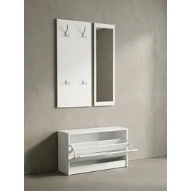 KADIMA DESIGN Wandgarderobe Delft Weiß