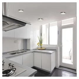 EMOS LED Panel 12,5 W rund Stahl