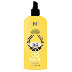 Sonnenschutz Coconut Dark Tanning Mediterraneo Sun - Spf 50 - 200 ml