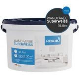 kör4u Wandfarbe superweiss 5 Liter