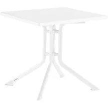 Kettler Klapptisch 70 x 70 x 100 cm Weiß/Grau
