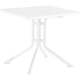 Kettler Klapptisch 70 x 70 x 100 cm Weiß/Grau