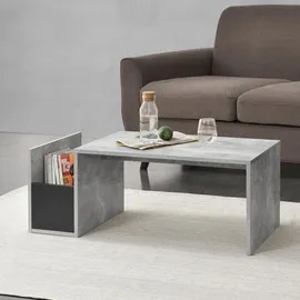 [en.casa] Bollnäs Grau Holzwerkstoff 90 x 35 cm
