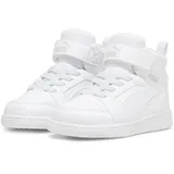 Puma Kinder Rebound V6 Mid Sneakers 27 White Cool Light Gray - 27 EU