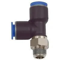 Riegler T-Steckverschr. »Blaue Serie«, L-Form, drehbar, R 1/2 a.,