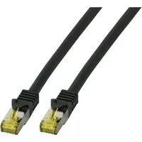 EFB-Elektronik EFB RJ45 Patchkabel S/FTP,Cat.6A,LSZH,Cat.7 Rohk.,25m,sw