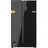 SBS 550 Glass E Side-by-Side (550 l, 1770 mm hoch, Schwarz)