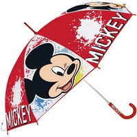 SAFTA Regenschirm, Mickey Mouse Happy Smiles Rot (Ø 80 cm)
