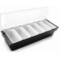 Lacor 61136 Gewürzkasten 6-teilig x 450 ml mit Deckel