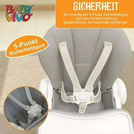 BABY VIVO Tippy Grau