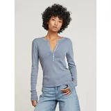 G-Star Deep V-Neck Slim Top Blau XS